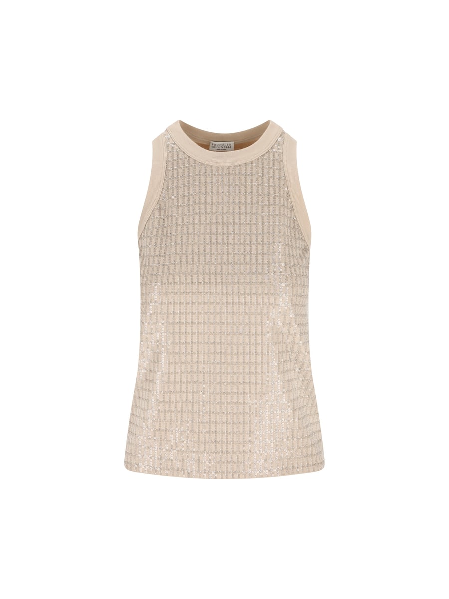 Brunello Cucinelli BRUNELLO CUCINELLI Top In Cotone