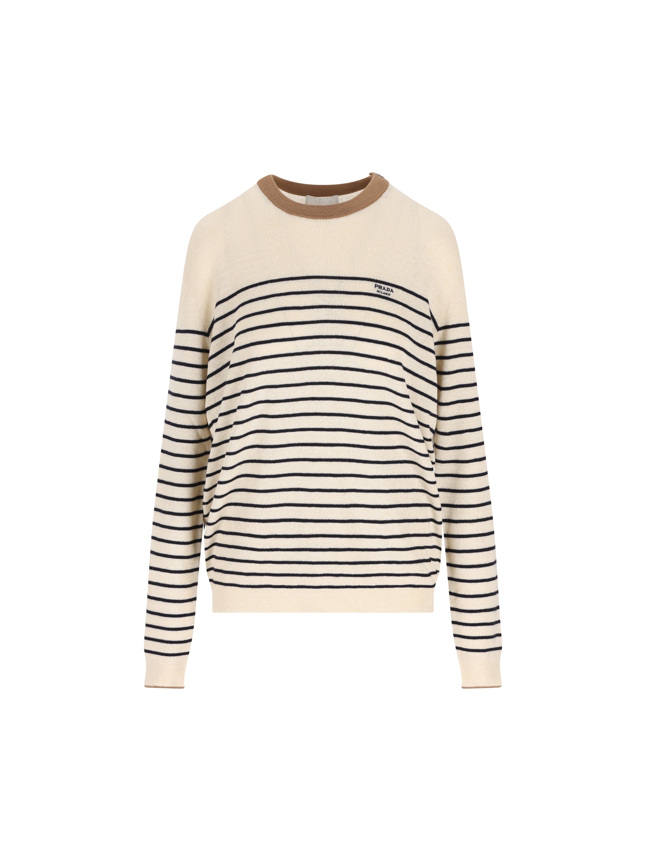 Prada PRADA Maglia In Lino E Cotone