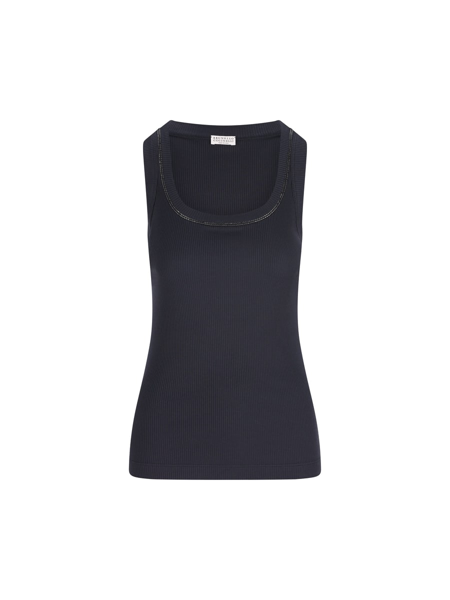 Brunello Cucinelli BRUNELLO CUCINELLI Top In Cotone