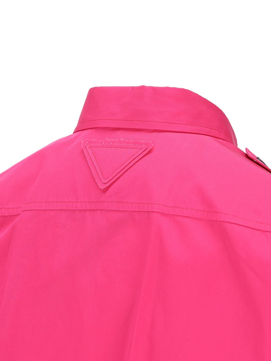 Prada PRADA Camicia In Popeline Di Cotone, view 3