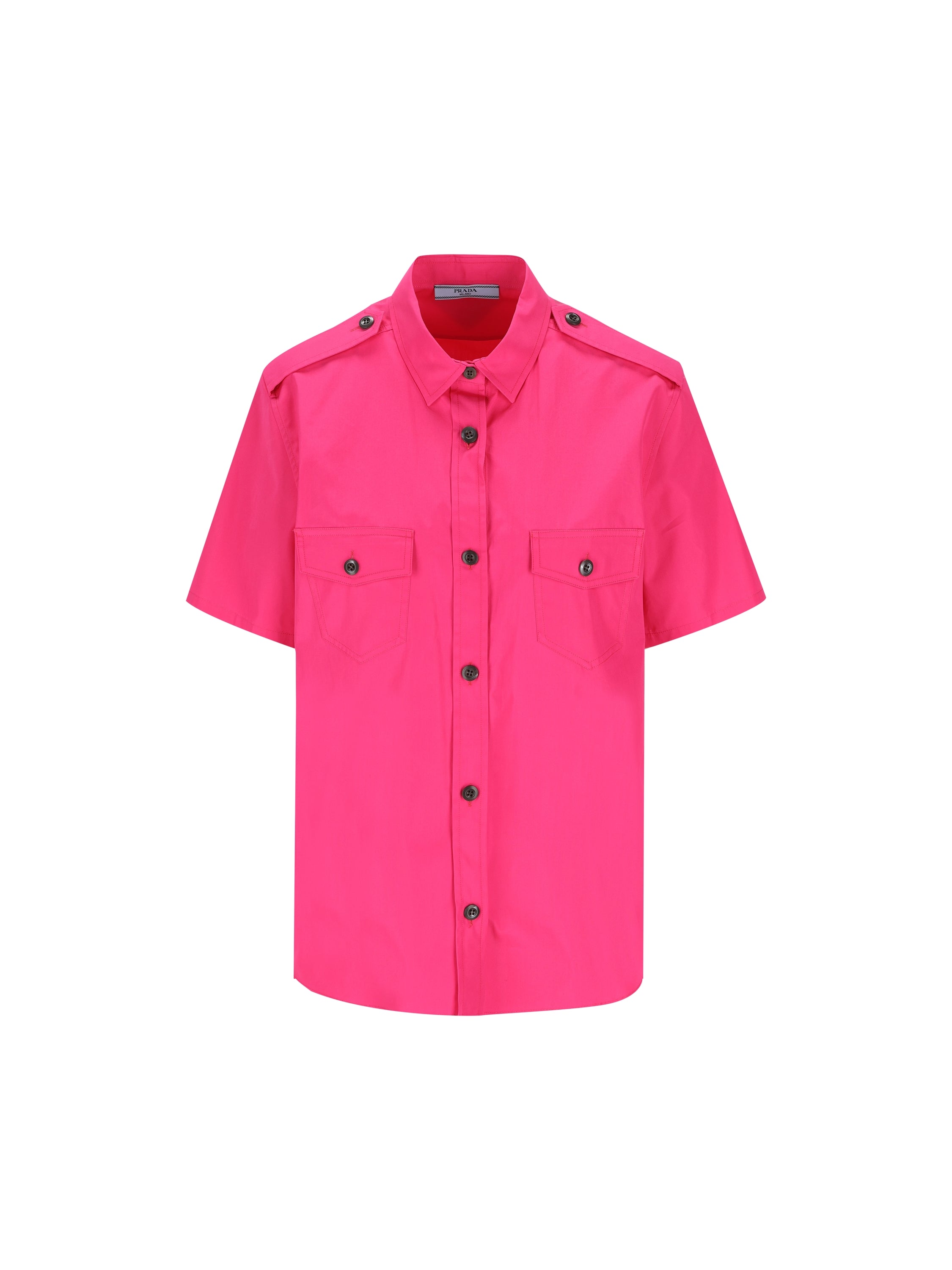 Prada PRADA Camicia In Popeline Di Cotone
