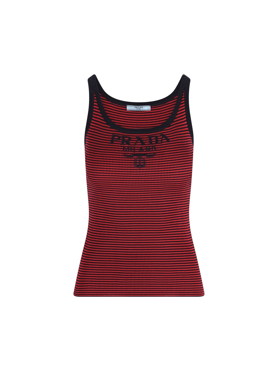 Prada PRADA Top In Seta Riciclata
