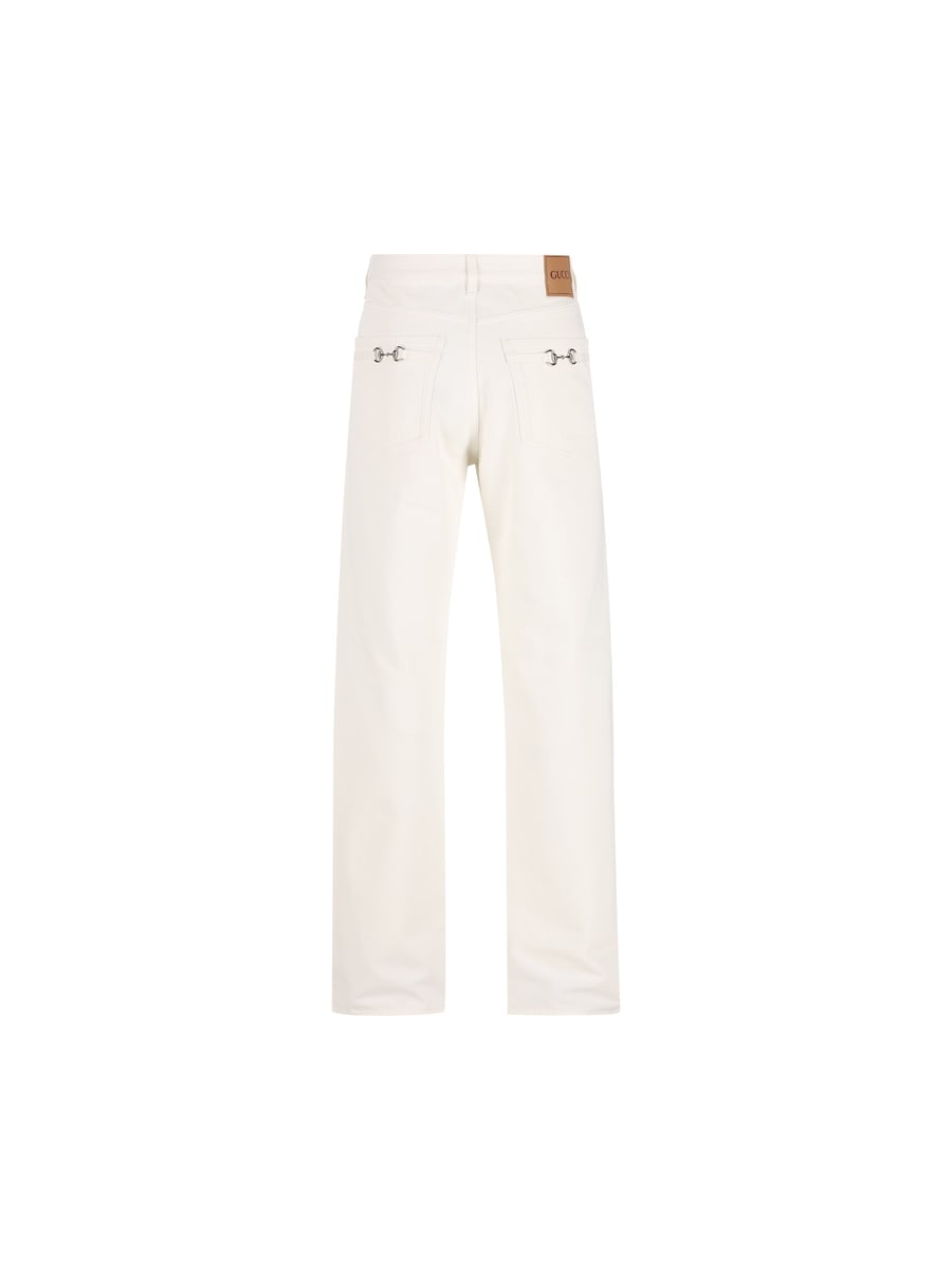 Gucci GUCCI Pantaloni In Cotone, view 2