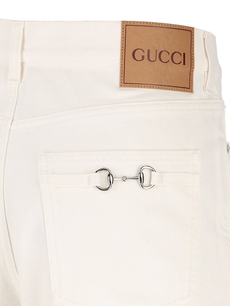 Gucci GUCCI Pantaloni In Cotone, view 4
