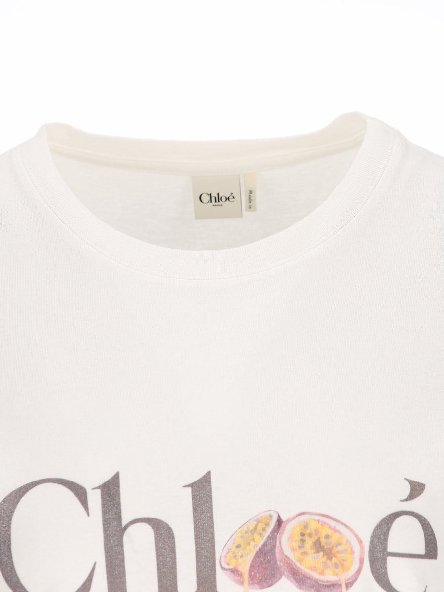 Chloé CHLOE' T-shirt in Cotone, view 3