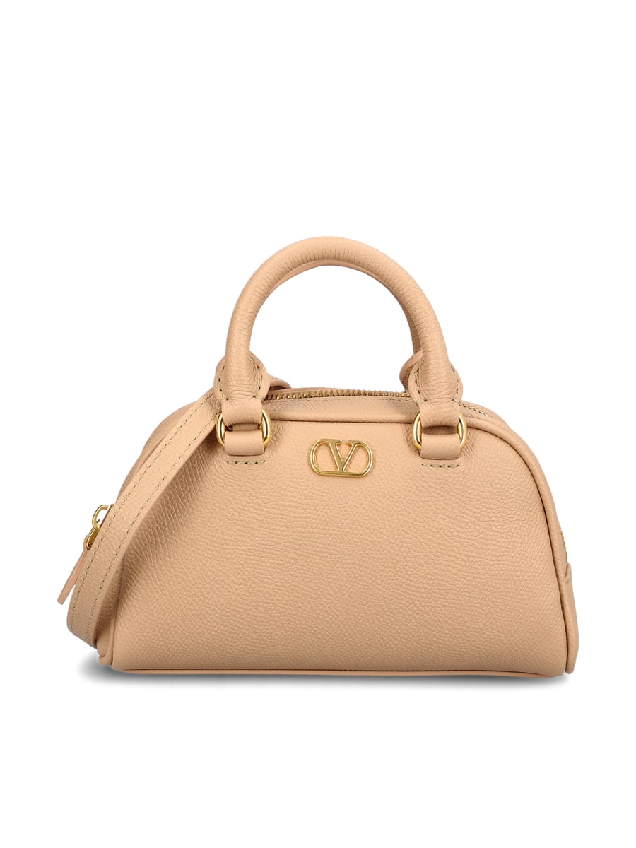 Valentino Garavani VALENTINO GARAVANI Mini Bauletto Vlogo Signature In Vitello