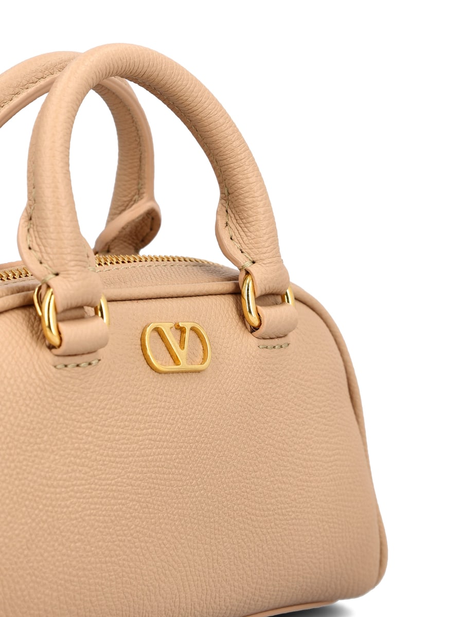 Valentino Garavani VALENTINO GARAVANI Mini Bauletto Vlogo Signature In Vitello, view 4