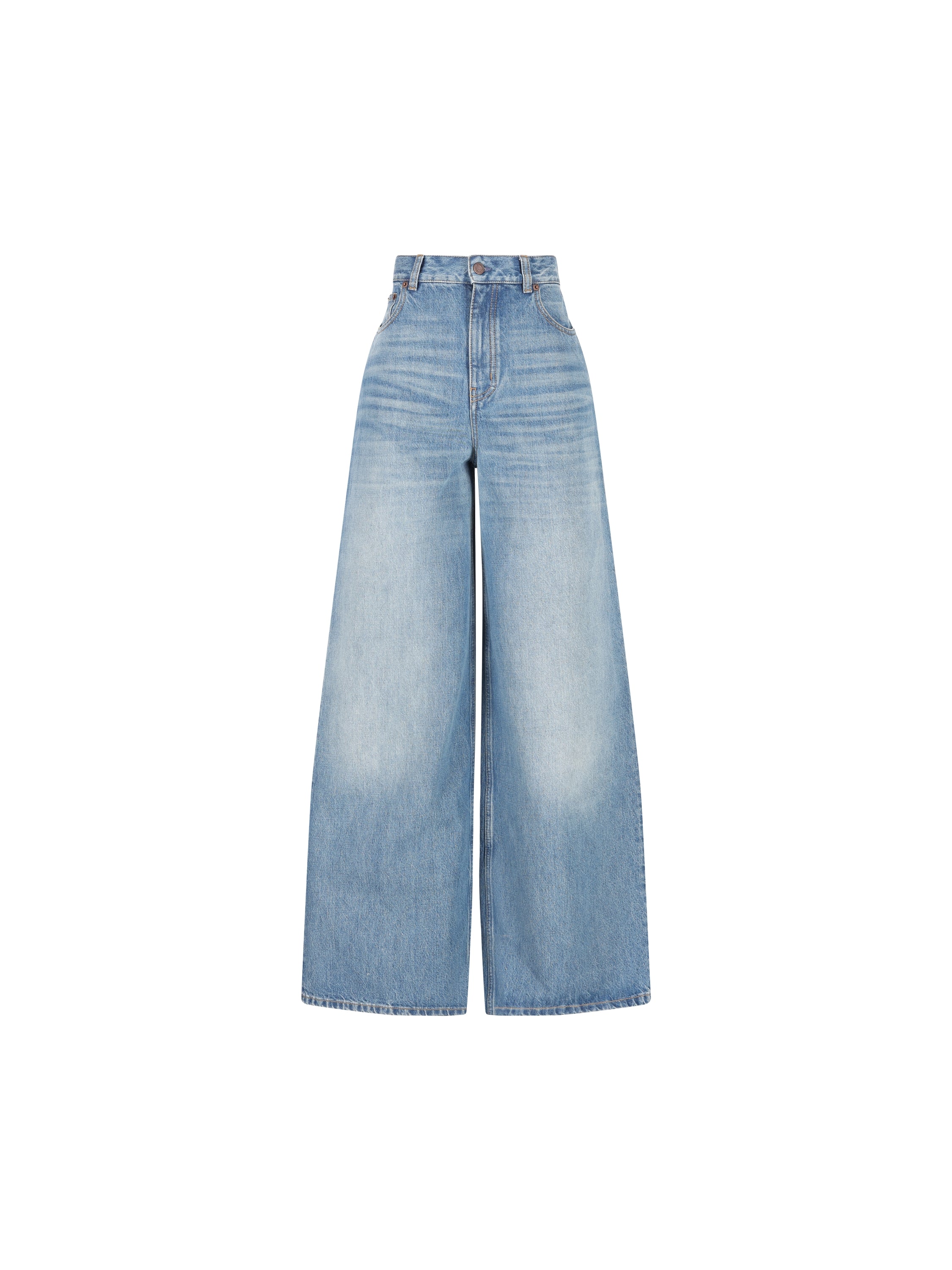 Chloé CHLOE' Jeans a Gamba Ampia e Vita Alta