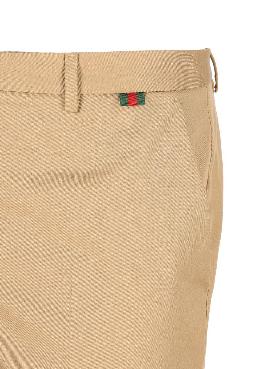 Gucci GUCCI Pantaloni In Cotone, view 4