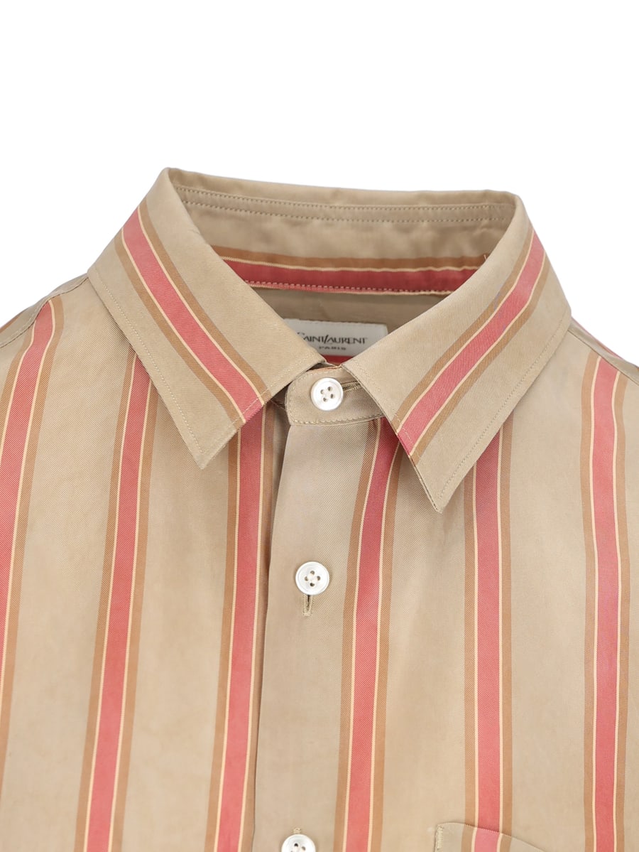 Saint Laurent SAINT LAURENT Camicia In Cotone, view 3