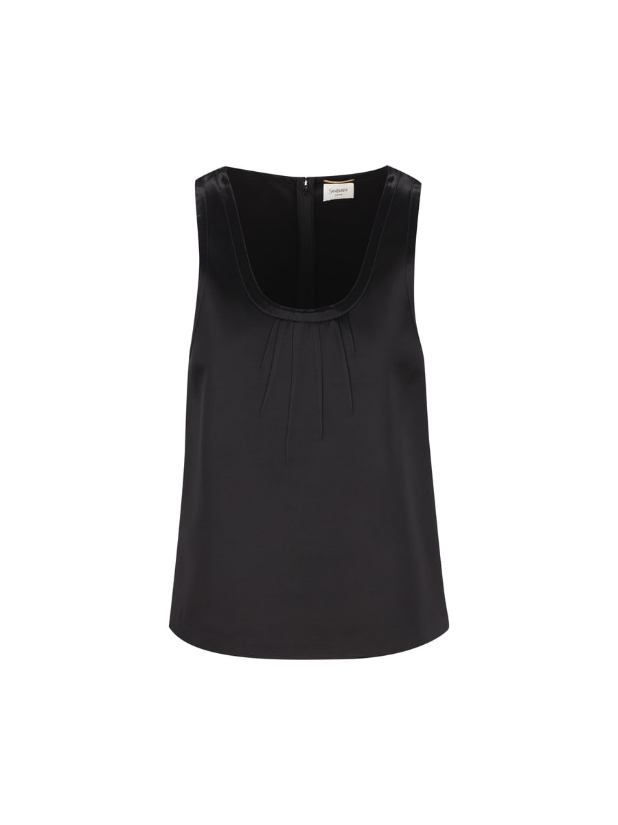 Saint Laurent SAINT LAURENT Top Cassandre In Raso