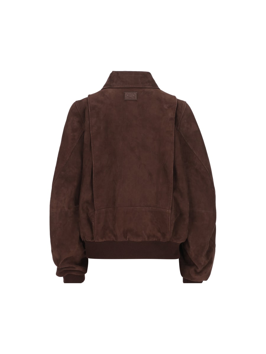 Loewe LOEWE Bomber In Pelle Di Capra Scamosciata, view 2