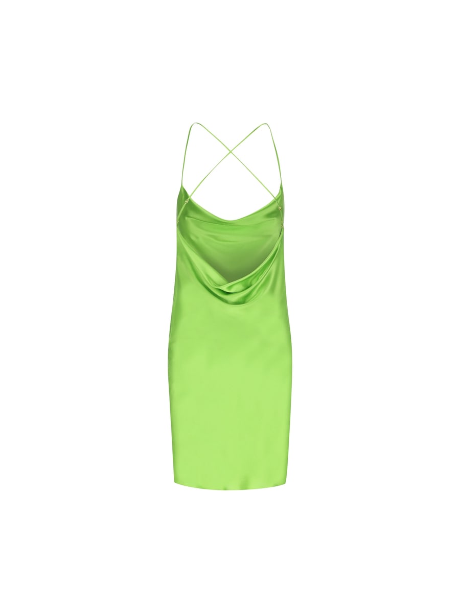 Saint Laurent SAINT LAURENT Abito In Seta, view 2