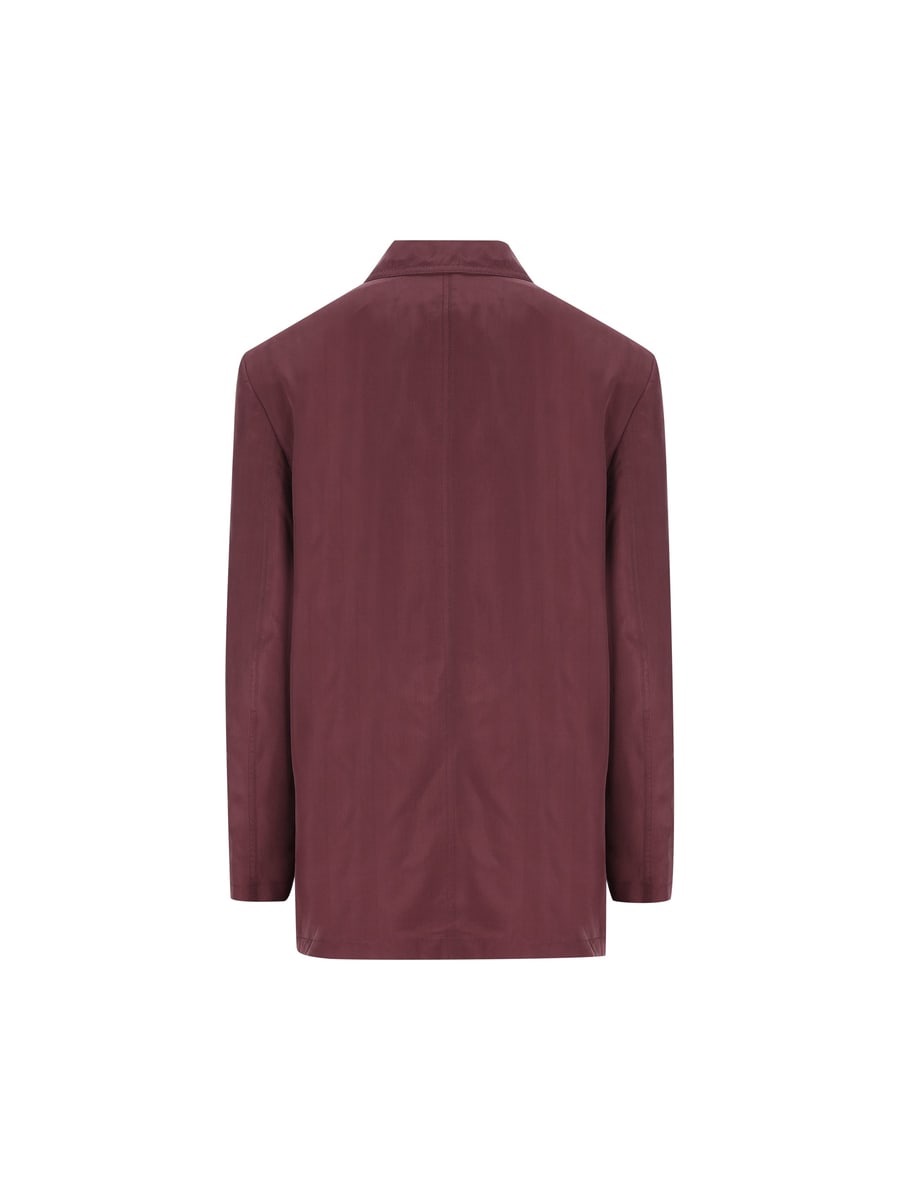 Saint Laurent SAINT LAURENT Giacca In Seta, view 2