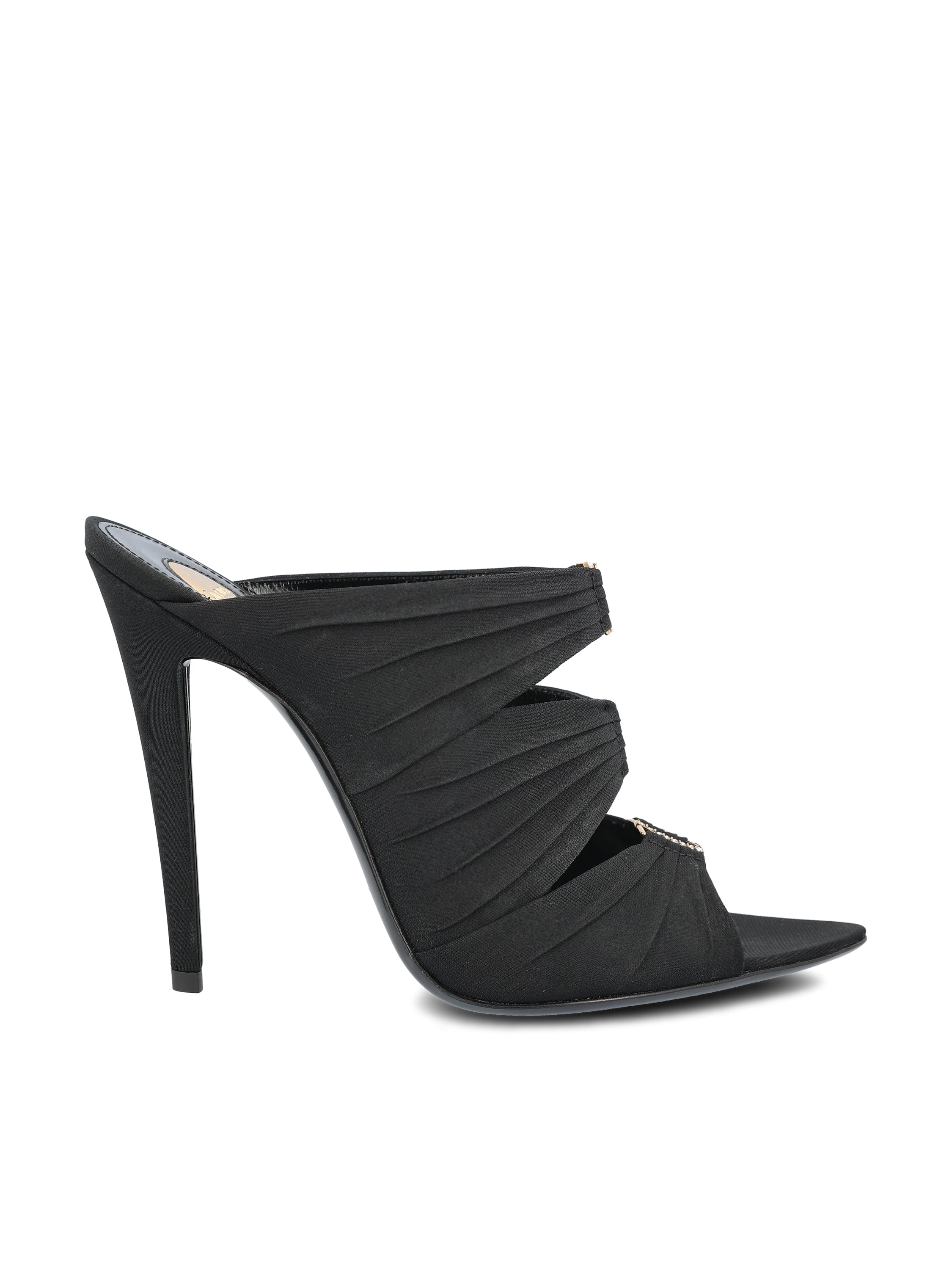 Saint Laurent SAINT LAURENT Mule Emilie In Crêpe Satin