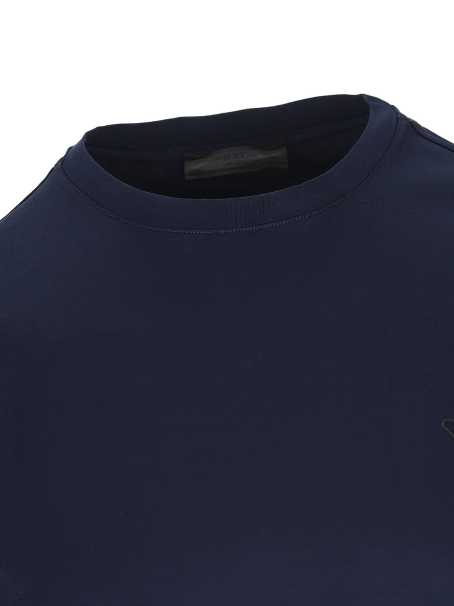 Prada PRADA T-Shirt In Cotone, view 4