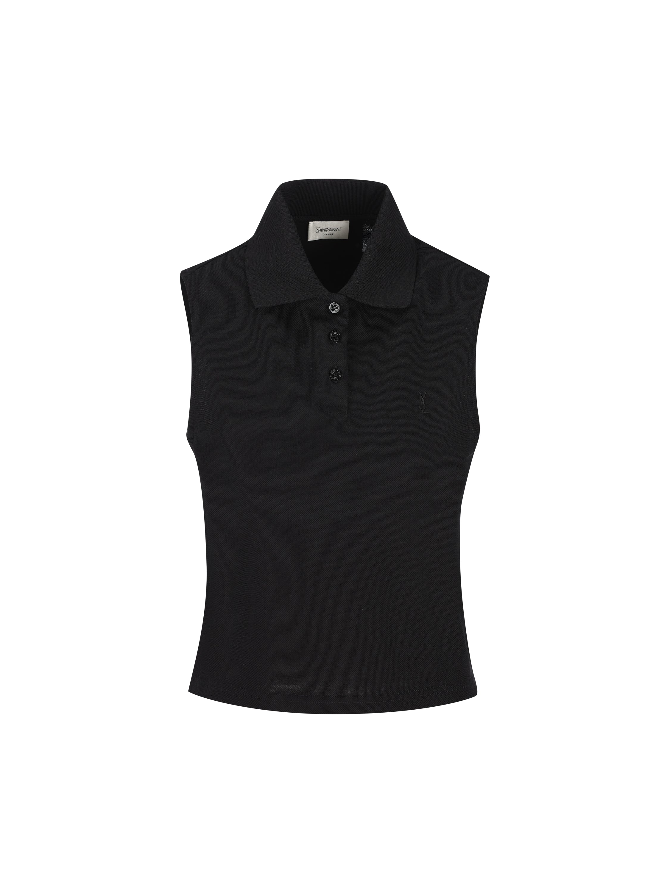 Saint Laurent SAINT LAURENT Polo Cassandre In Piqué