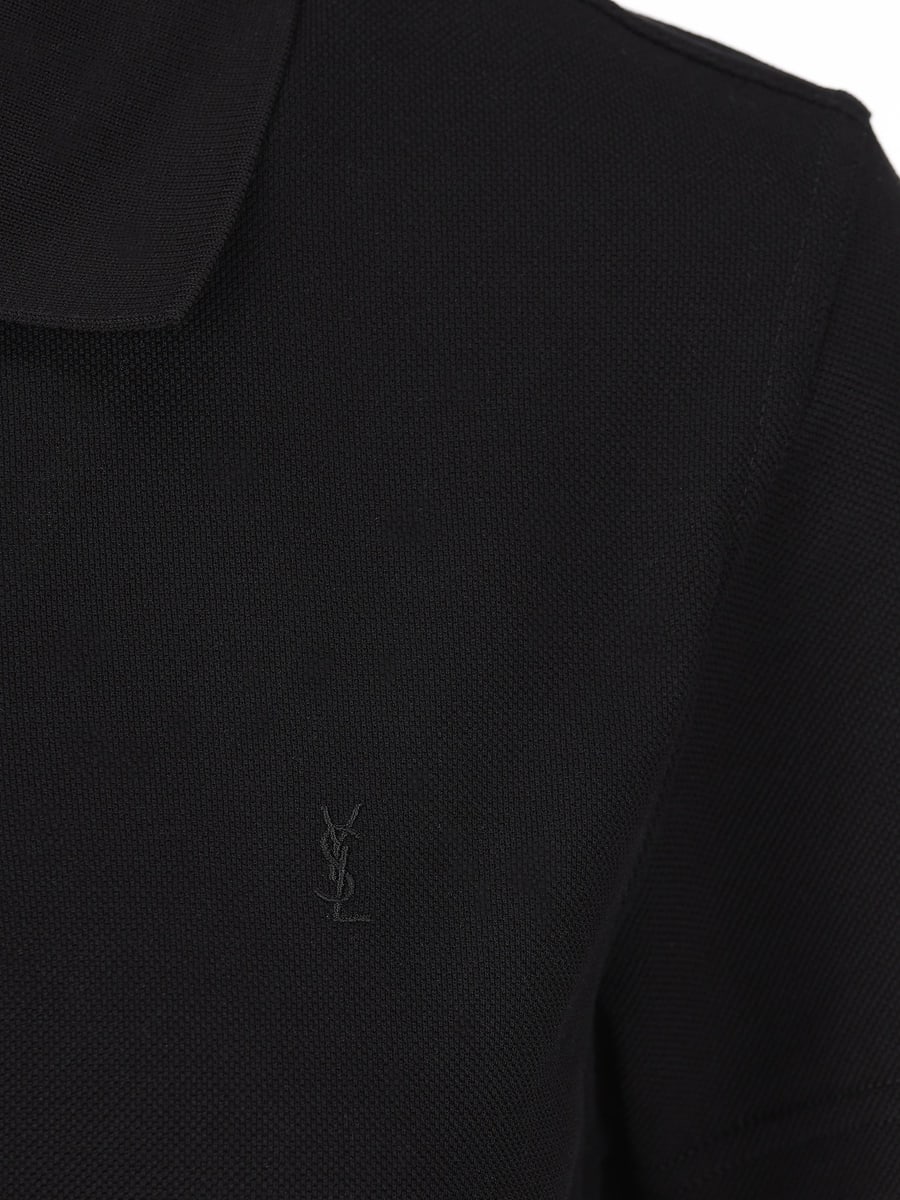 Saint Laurent SAINT LAURENT Abito In Cotone, view 4