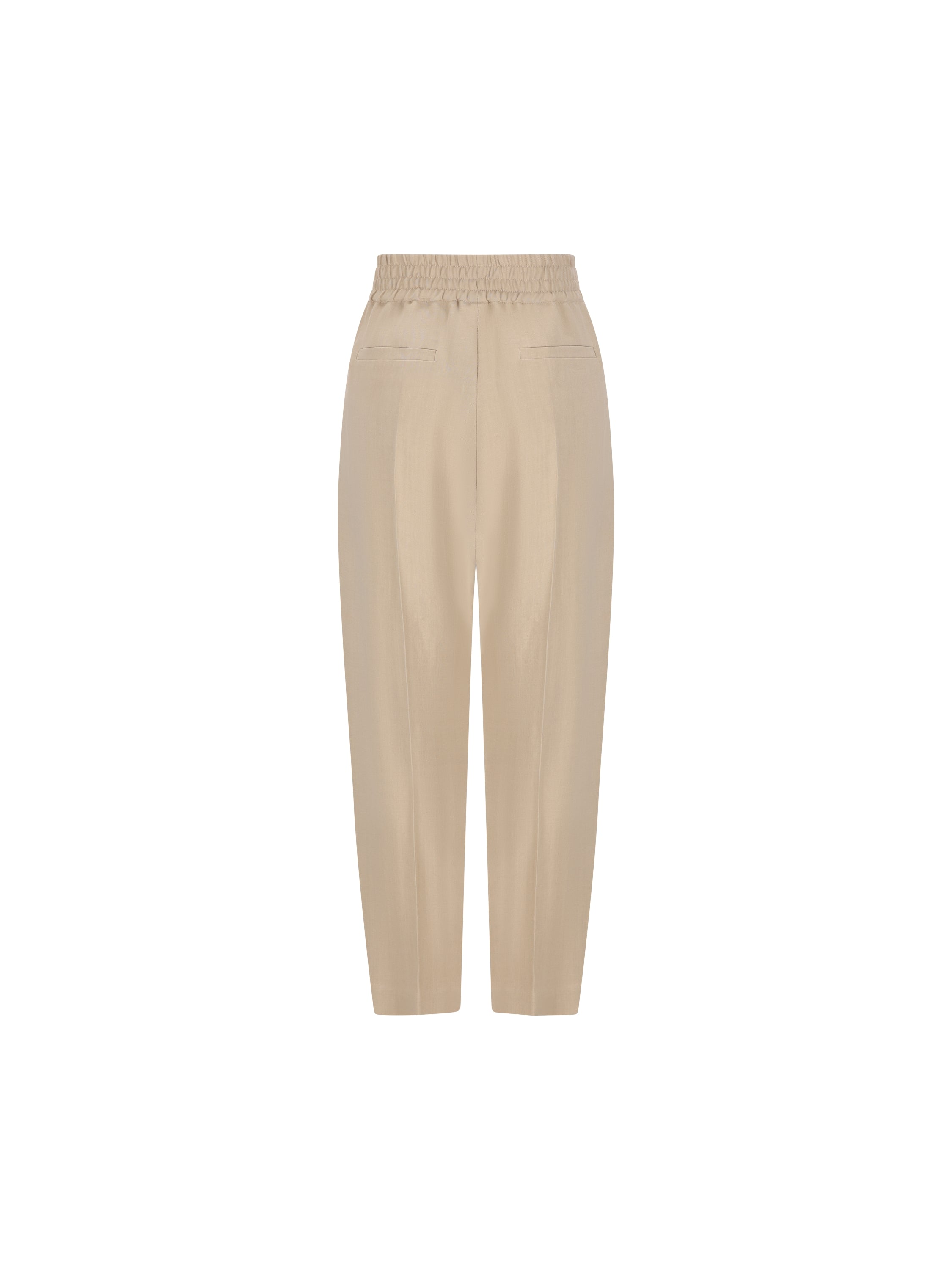 Brunello Cucinelli BRUNELLO CUCINELLI Pantaloni Baggy Pull-Up In Twill Fluid, view 2