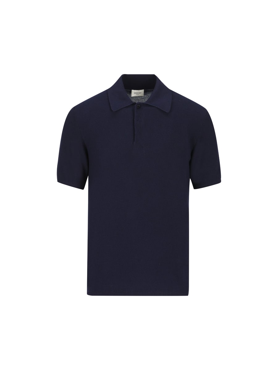Saint Laurent SAINT LAURENT Polo In Cotone