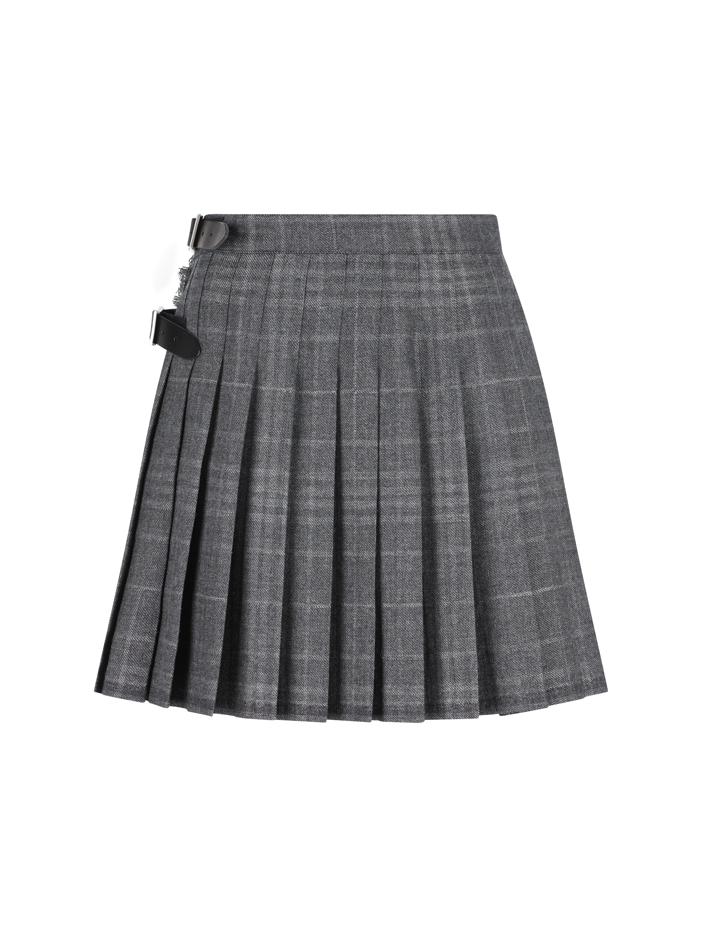 Balenciaga BALENCIAGA Minigonna a Pieghe in Tartan