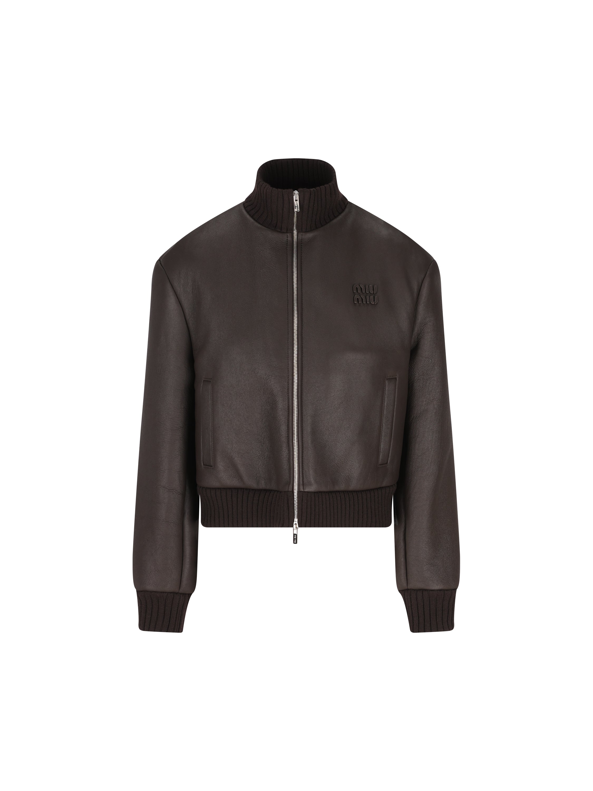 Miu Miu MIU MIU Giacca Bomber In Pelle