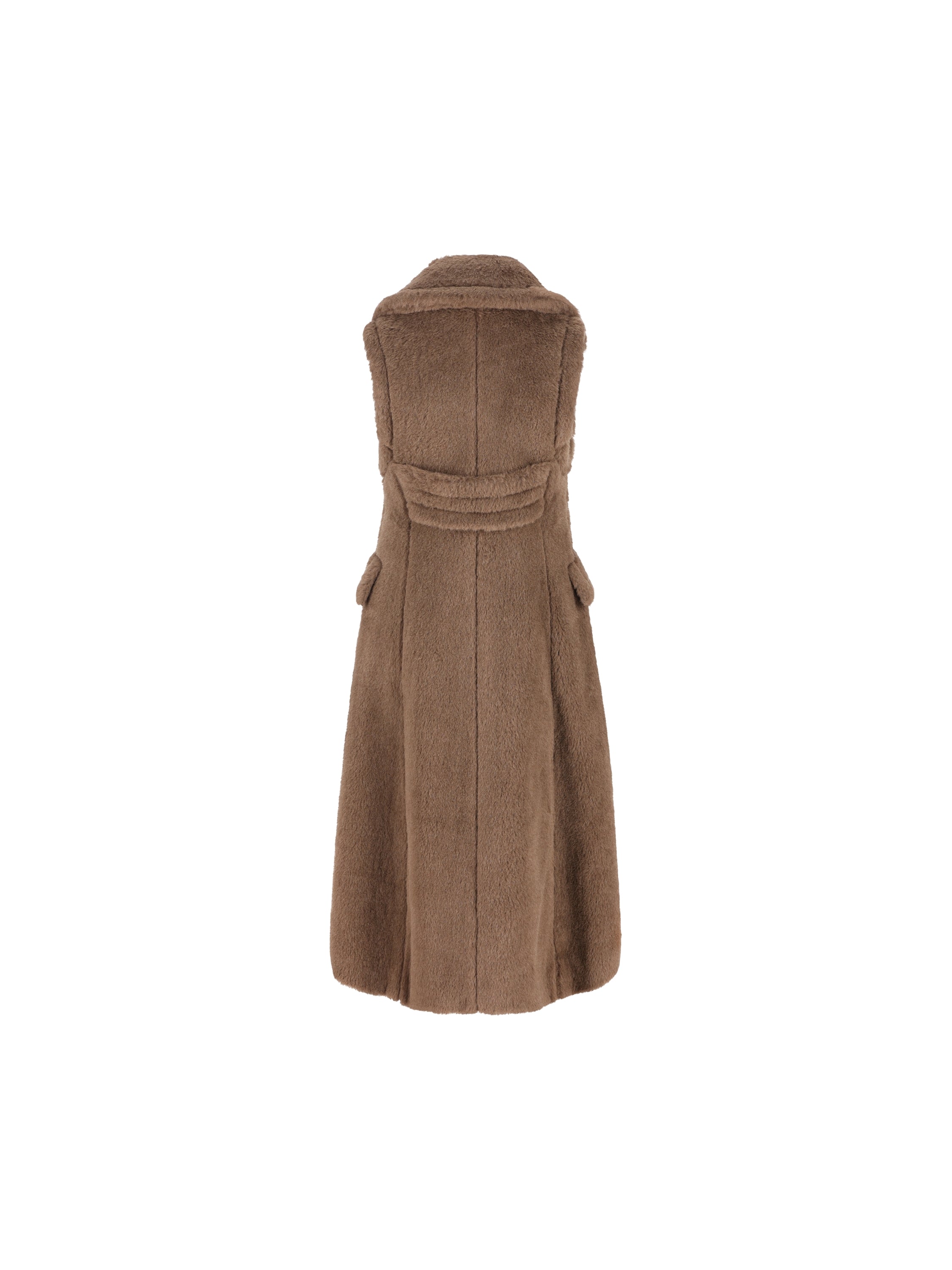 Max Mara MAX MARA Cappotto Smanicato In Teddy, view 2