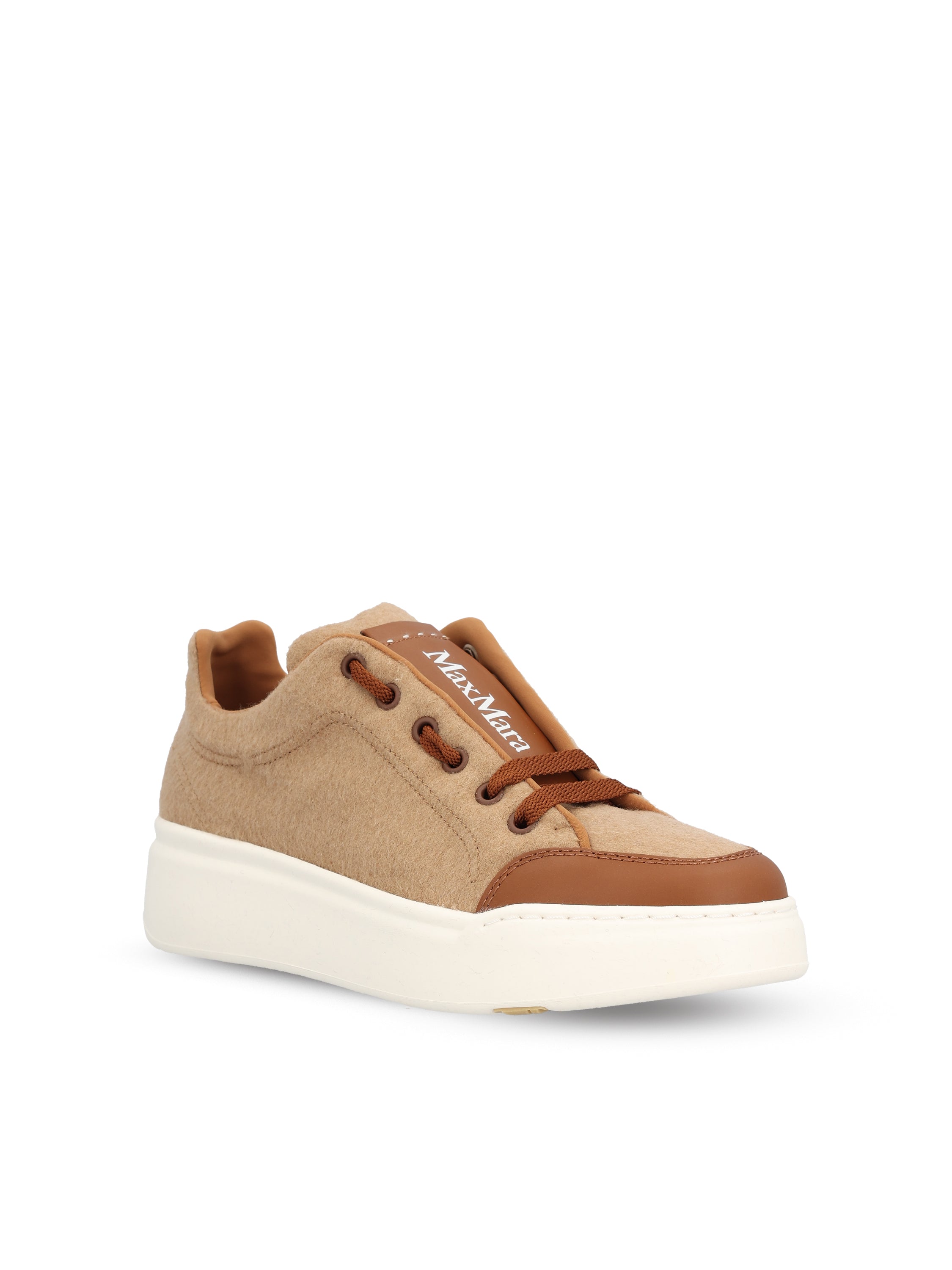 Max Mara MAX MARA Sneakers In Cammello, view 2