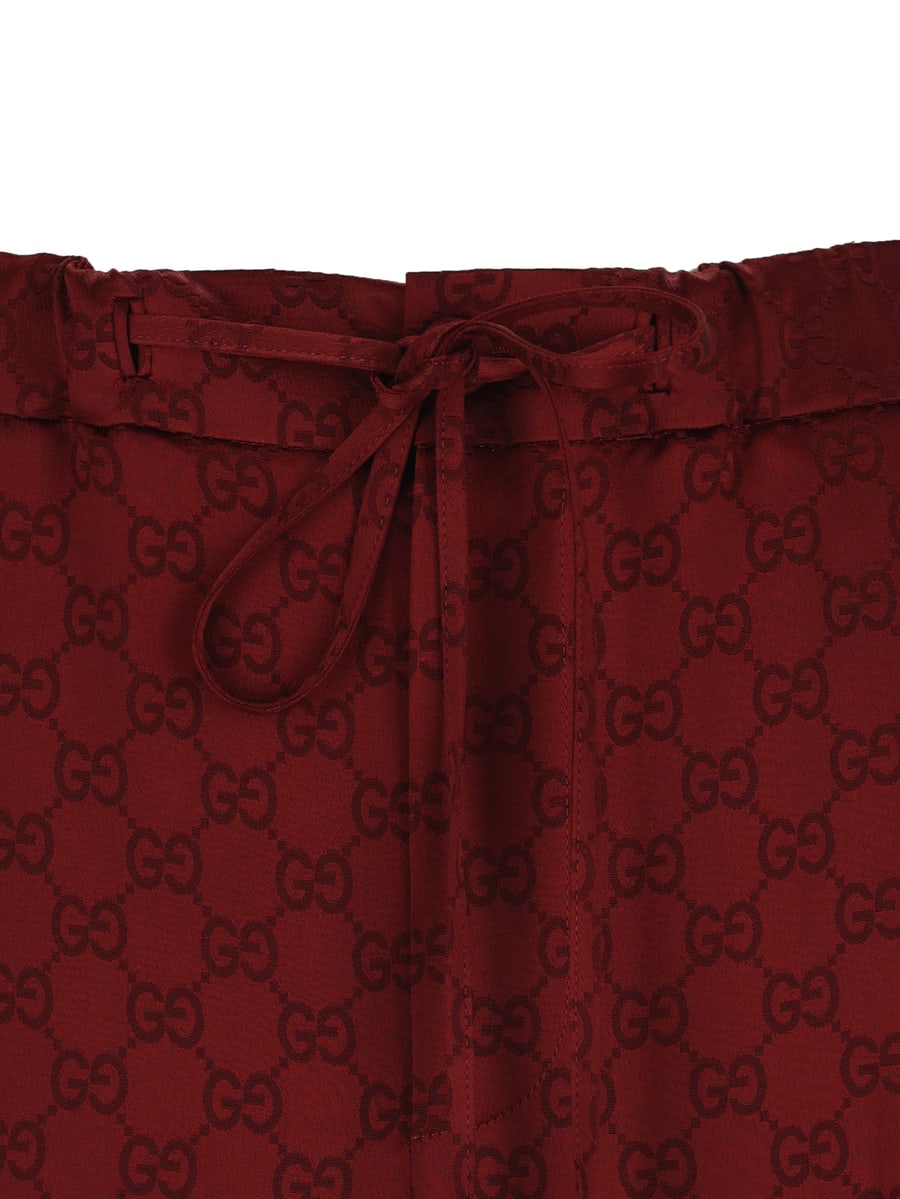 Gucci GUCCI Pantalone In Raso GG, view 3