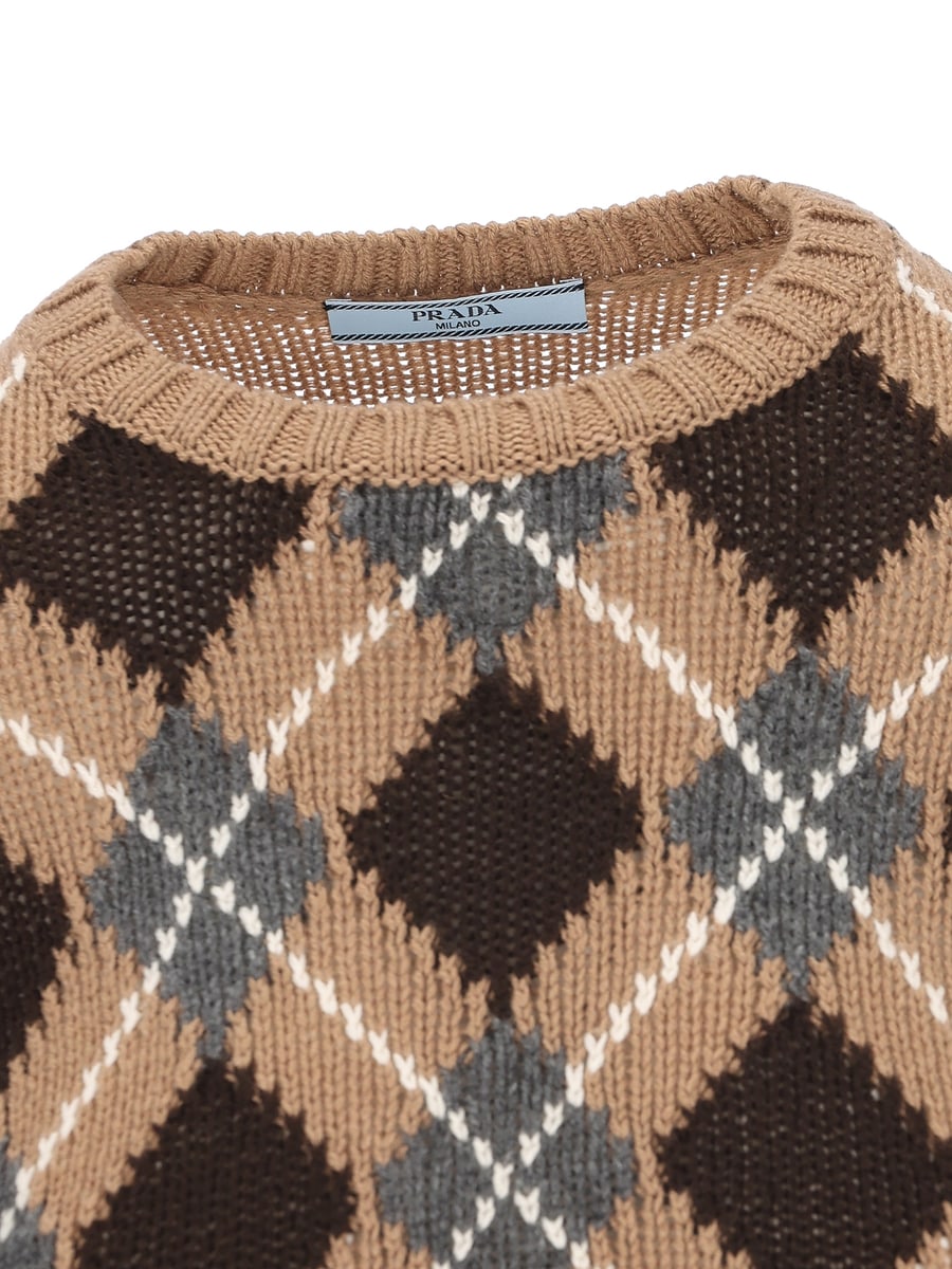 Prada PRADA Maglia In Cashmere, view 3