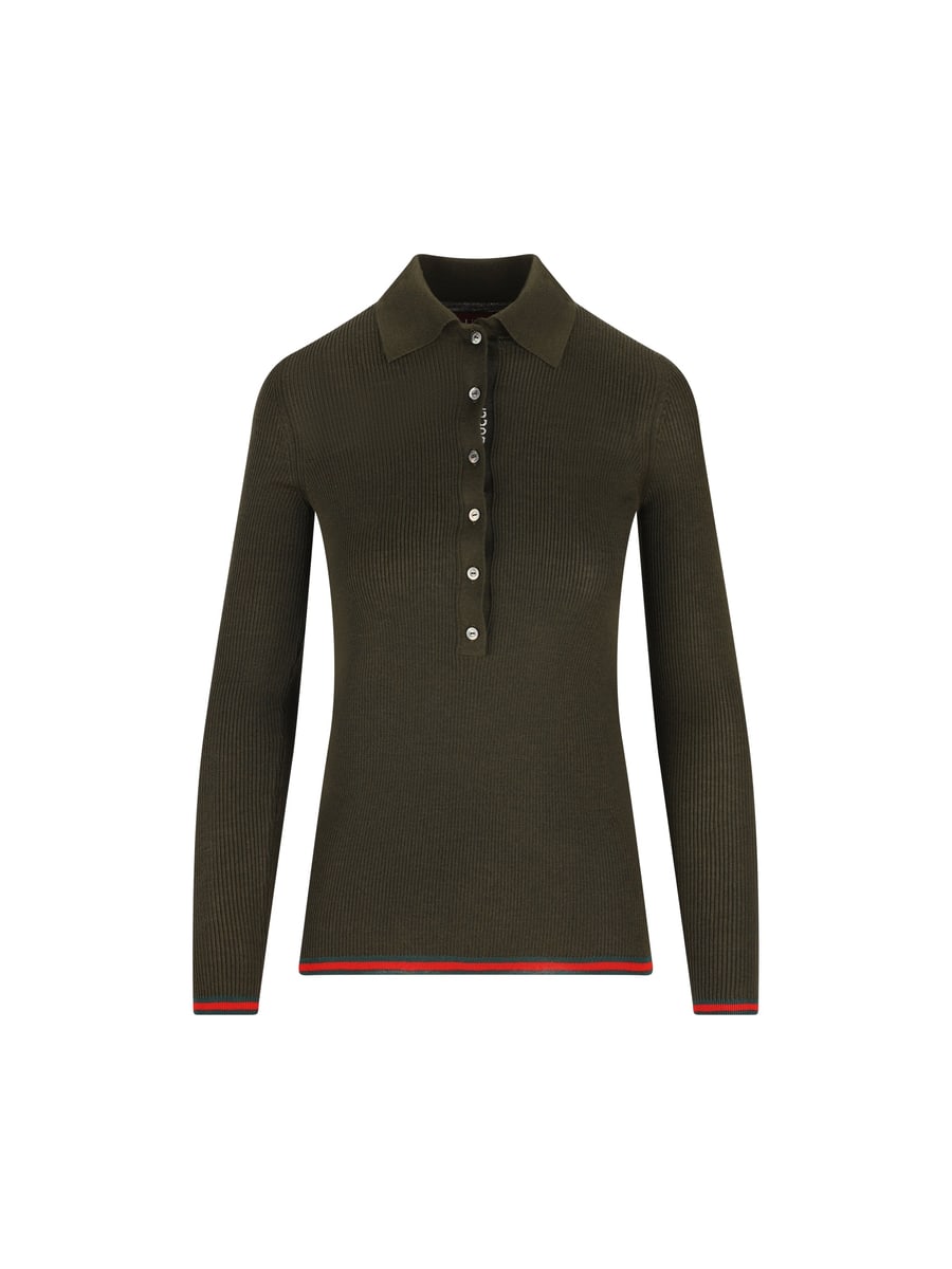 Gucci GUCCI Polo In Cashmere E Seta