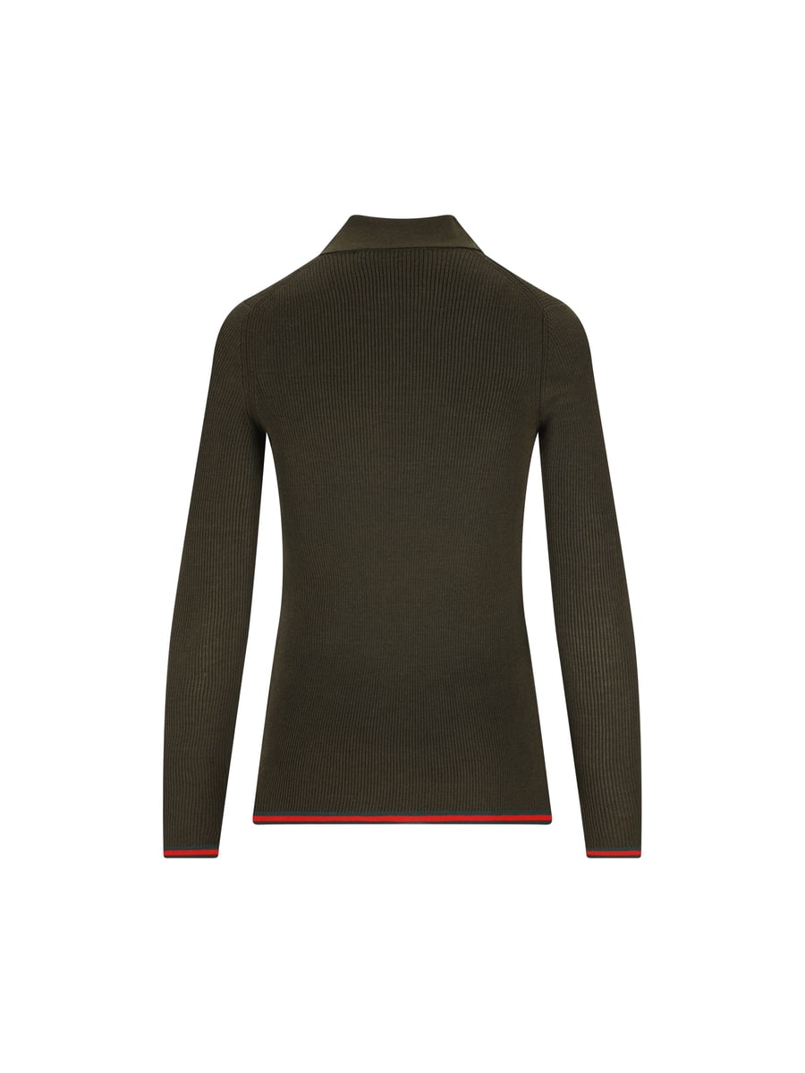 Gucci GUCCI Polo In Cashmere E Seta, view 2