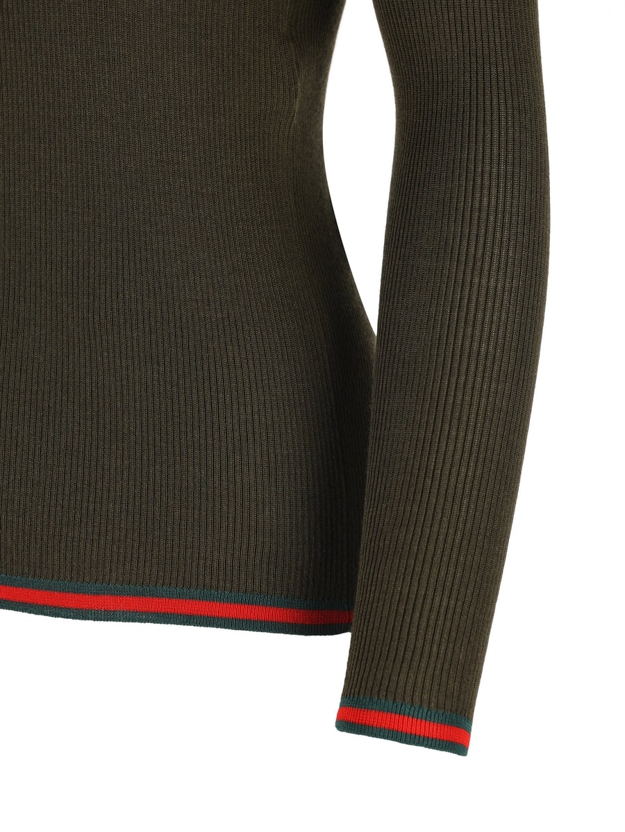 Gucci GUCCI Polo In Cashmere E Seta, view 3