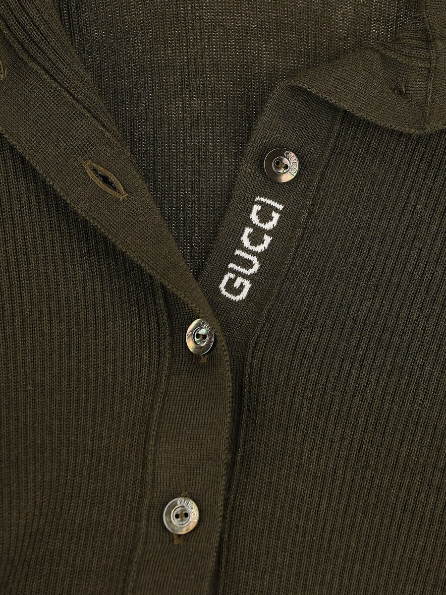 Gucci GUCCI Polo In Cashmere E Seta, view 4