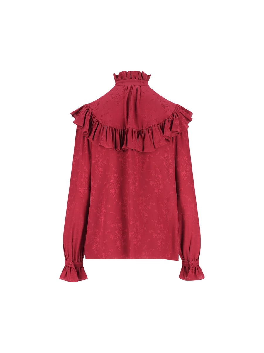 Saint Laurent SAINT LAURENT Camicia In Seta, view 2