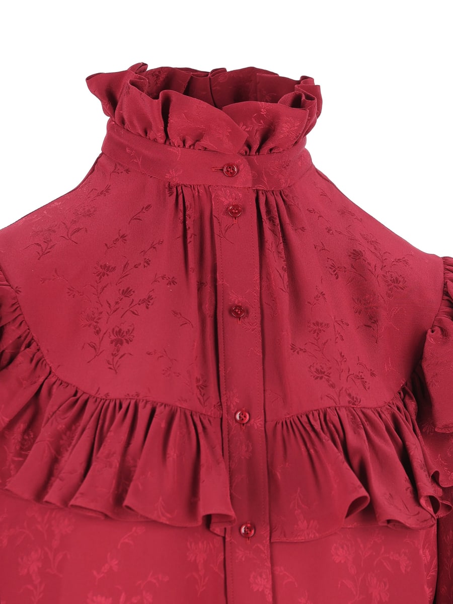 Saint Laurent SAINT LAURENT Camicia In Seta, view 4