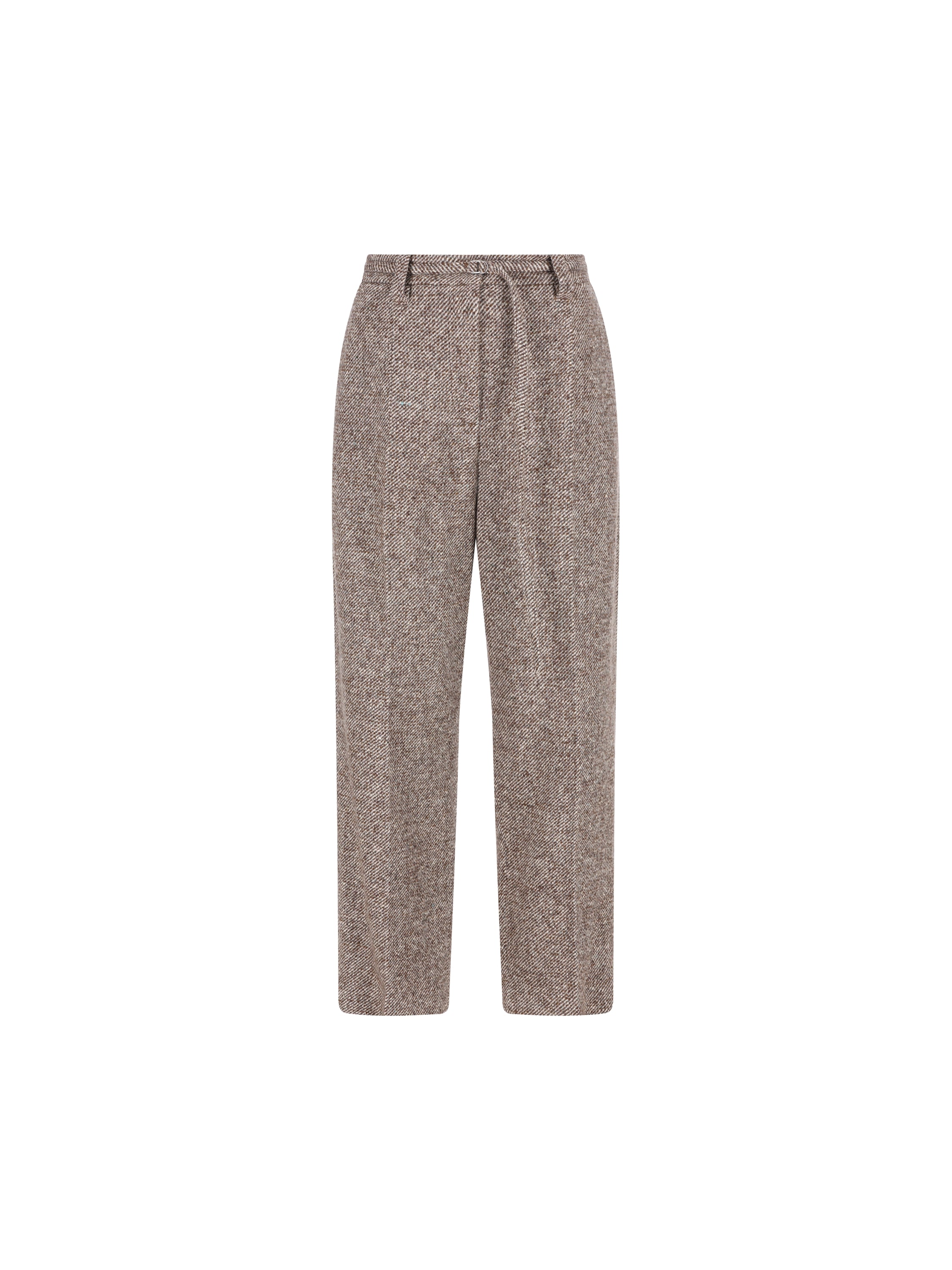 Brunello Cucinelli BRUNELLO CUCINELLI Pantalone Straight Crop In Lana E Seta