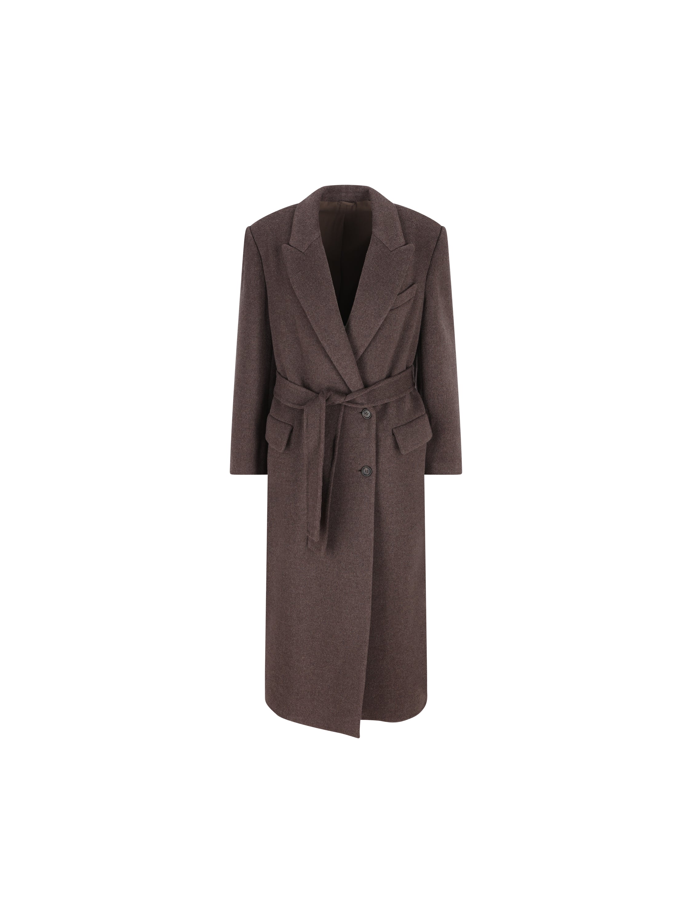 Brunello Cucinelli BRUNELLO CUCINELLI Cappotto Double In Panno Di Lana Vergine