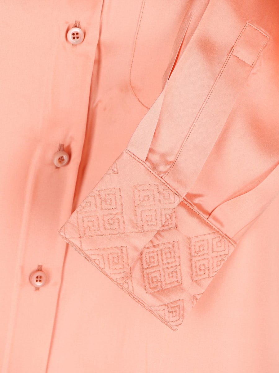Prada PRADA Camicia In Misto Seta, view 4