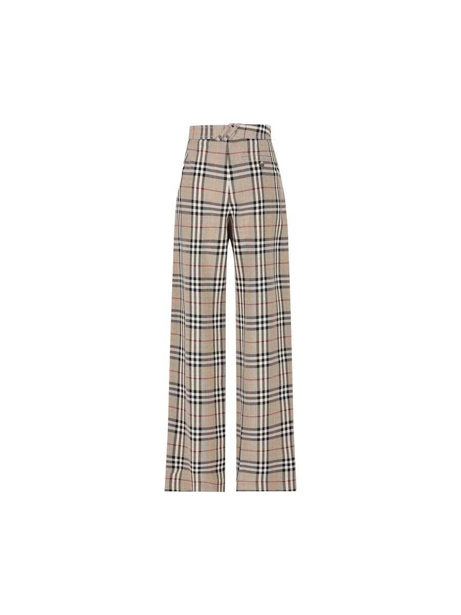 Burberry BURBERRY Pantaloni In Seta, view 2