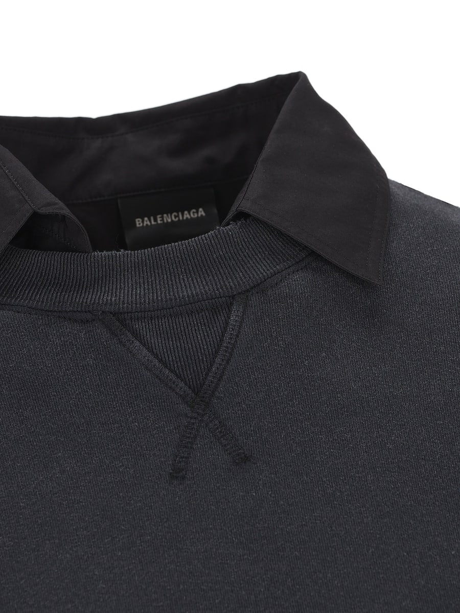 Balenciaga BALENCIAGA Abito Corto In Cotone, view 3