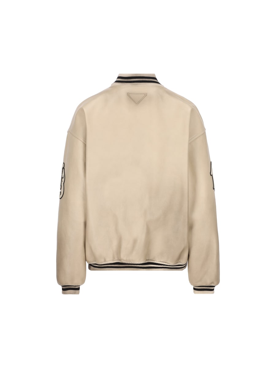 Prada PRADA Bomber In Pelle, view 2