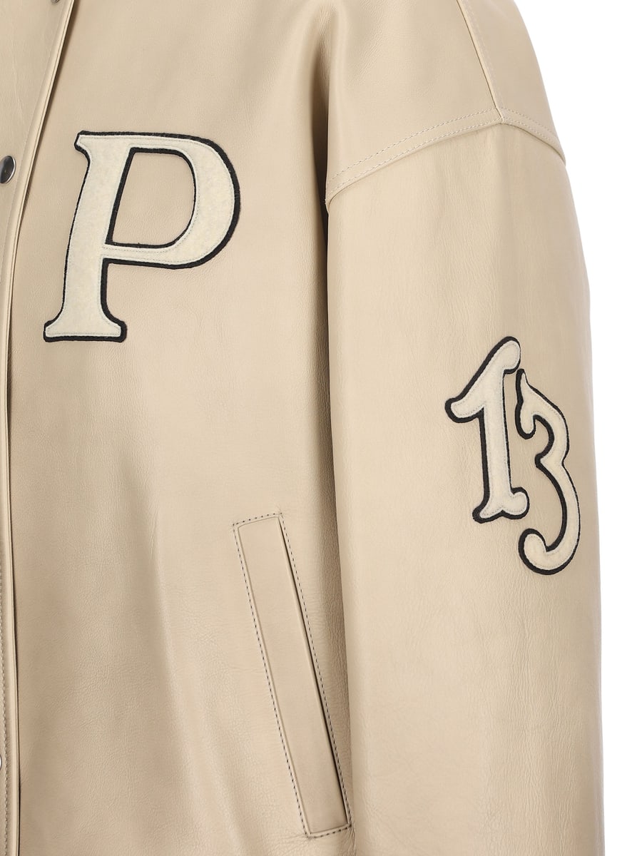Prada PRADA Bomber In Pelle, view 3