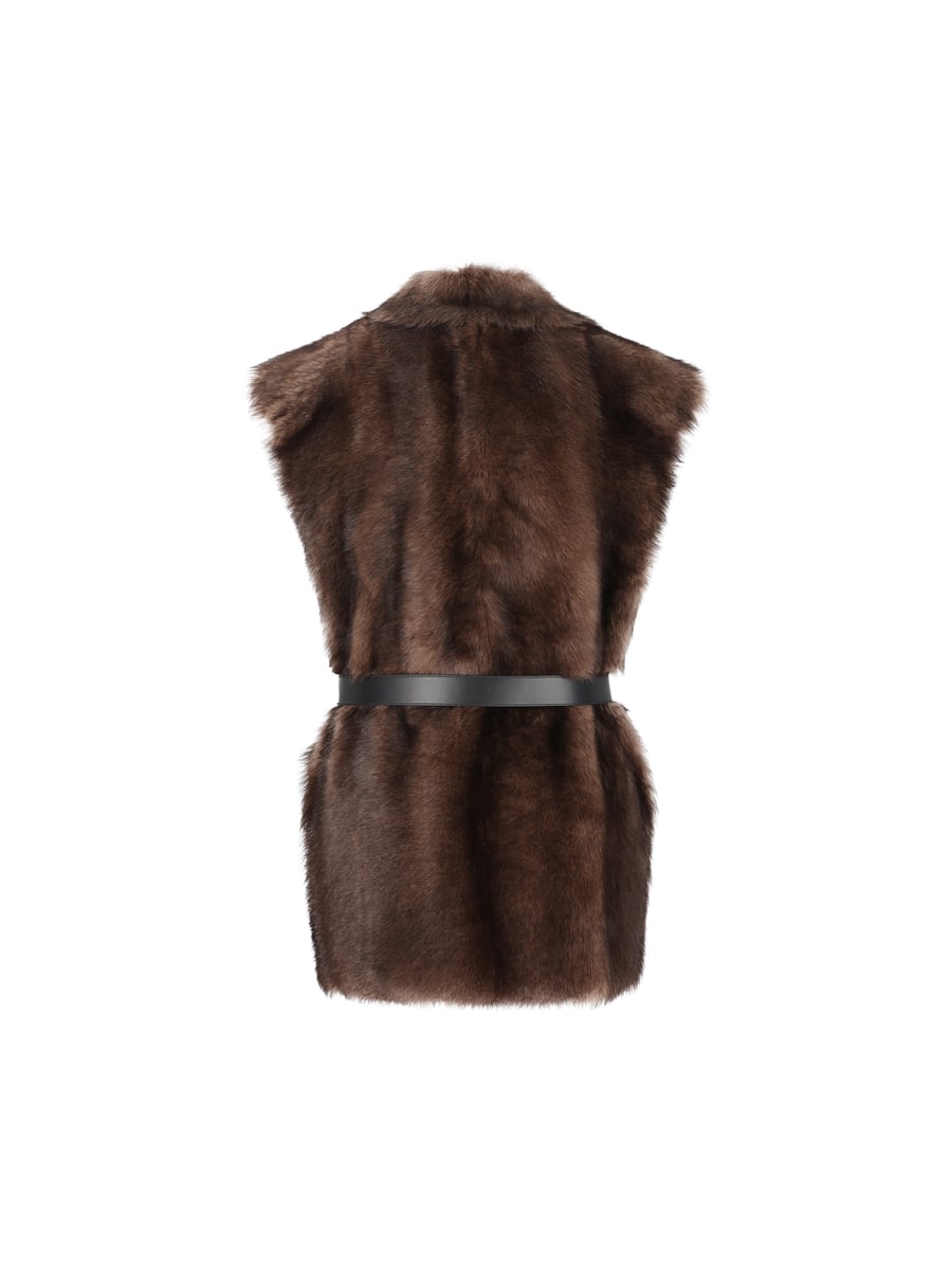 Prada PRADA Gilet In Montone, view 2