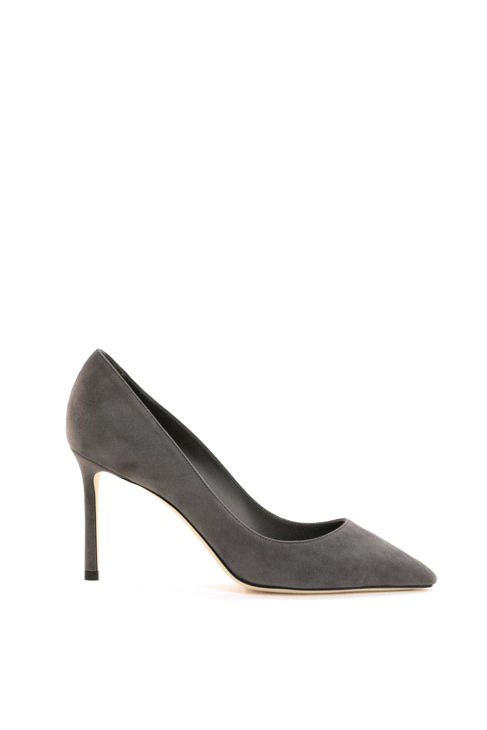 Jimmy Choo Pumps Romy in suede di colore grigio
