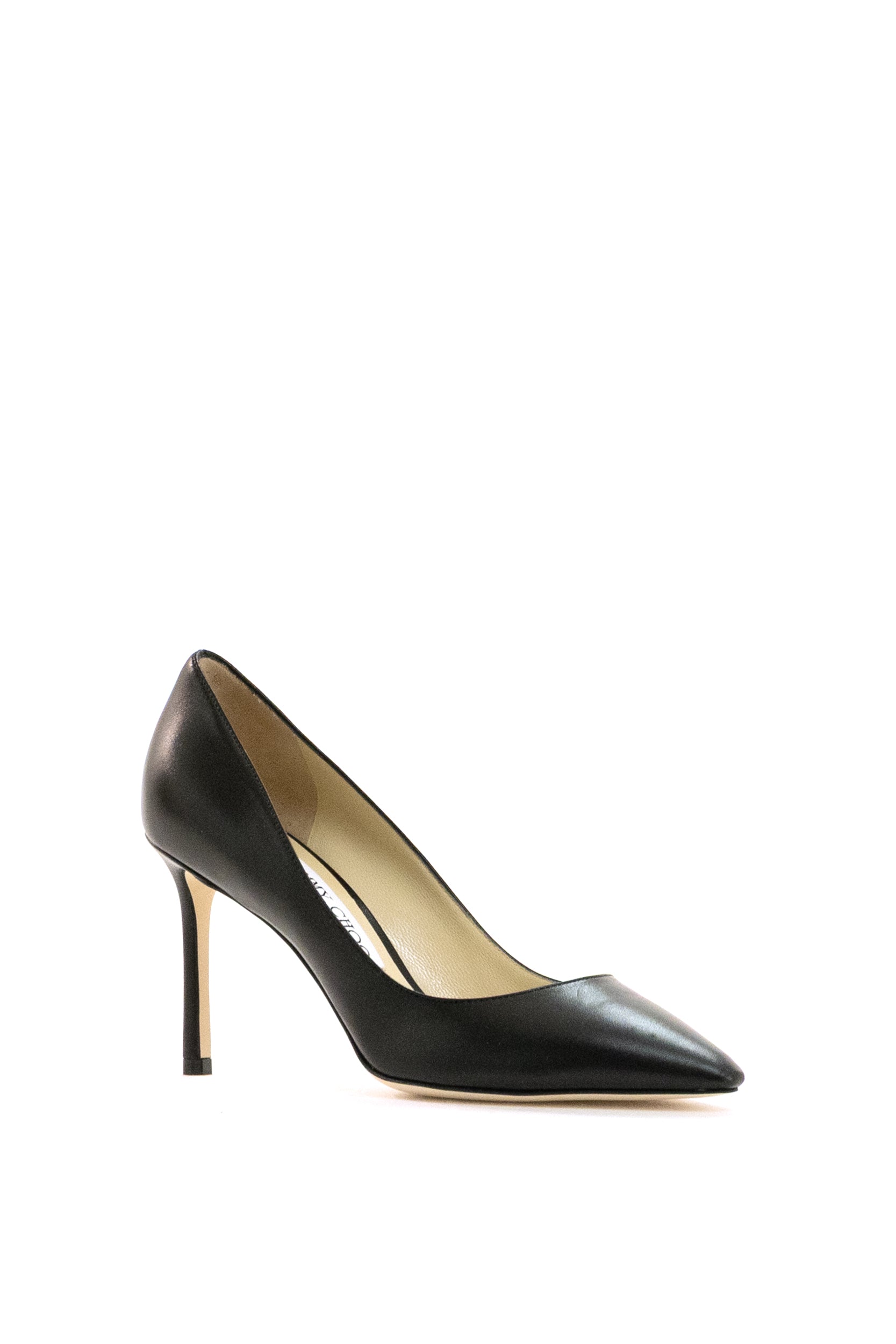 Jimmy Choo Pumps Romy in pelle di colore nero, view 2