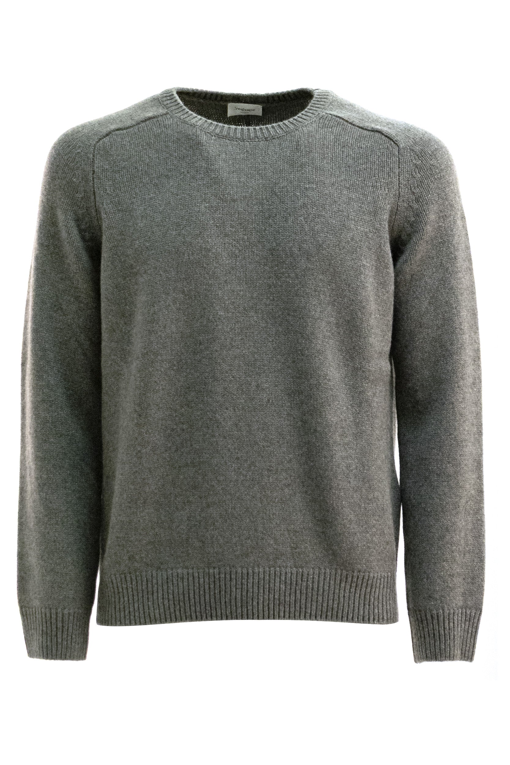 Saint Laurent Pullover in cashmere e lana di colore grigio