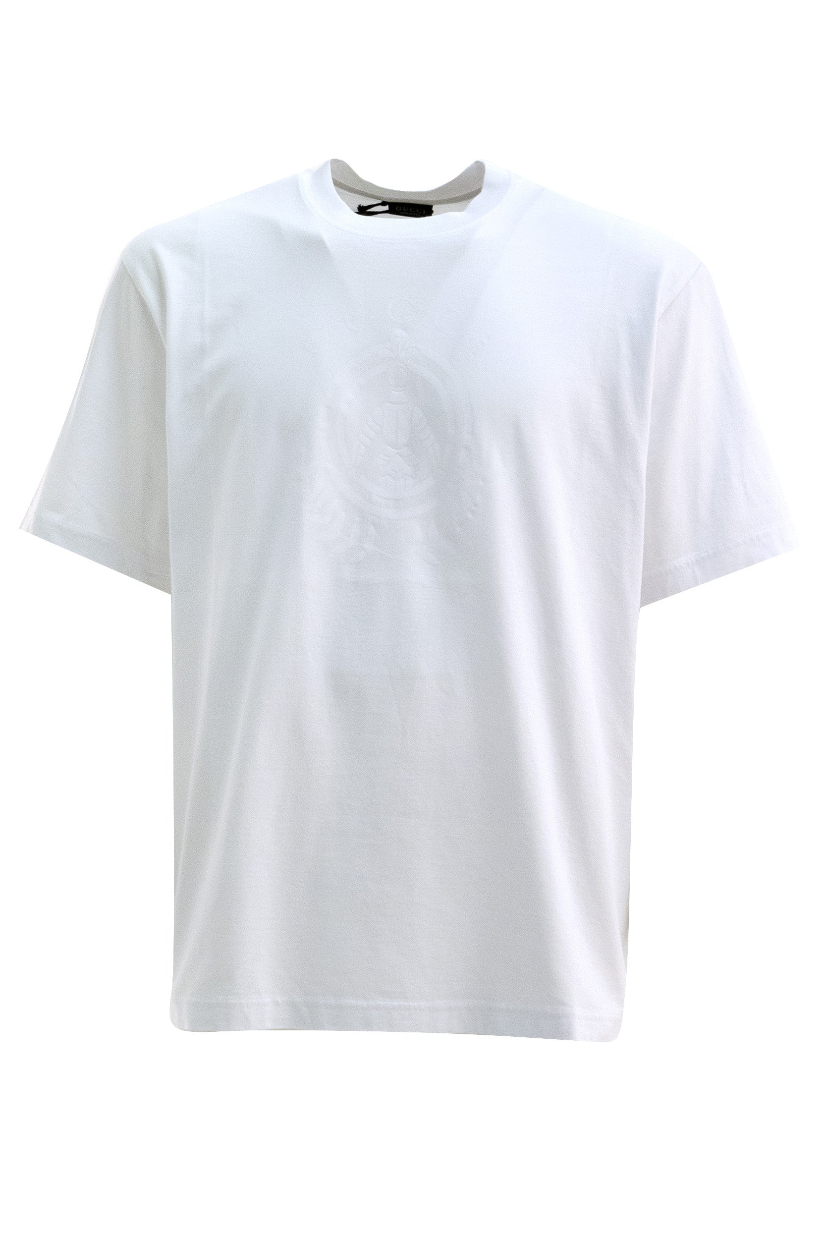 Gucci T-shirt in cotone di colore bianco