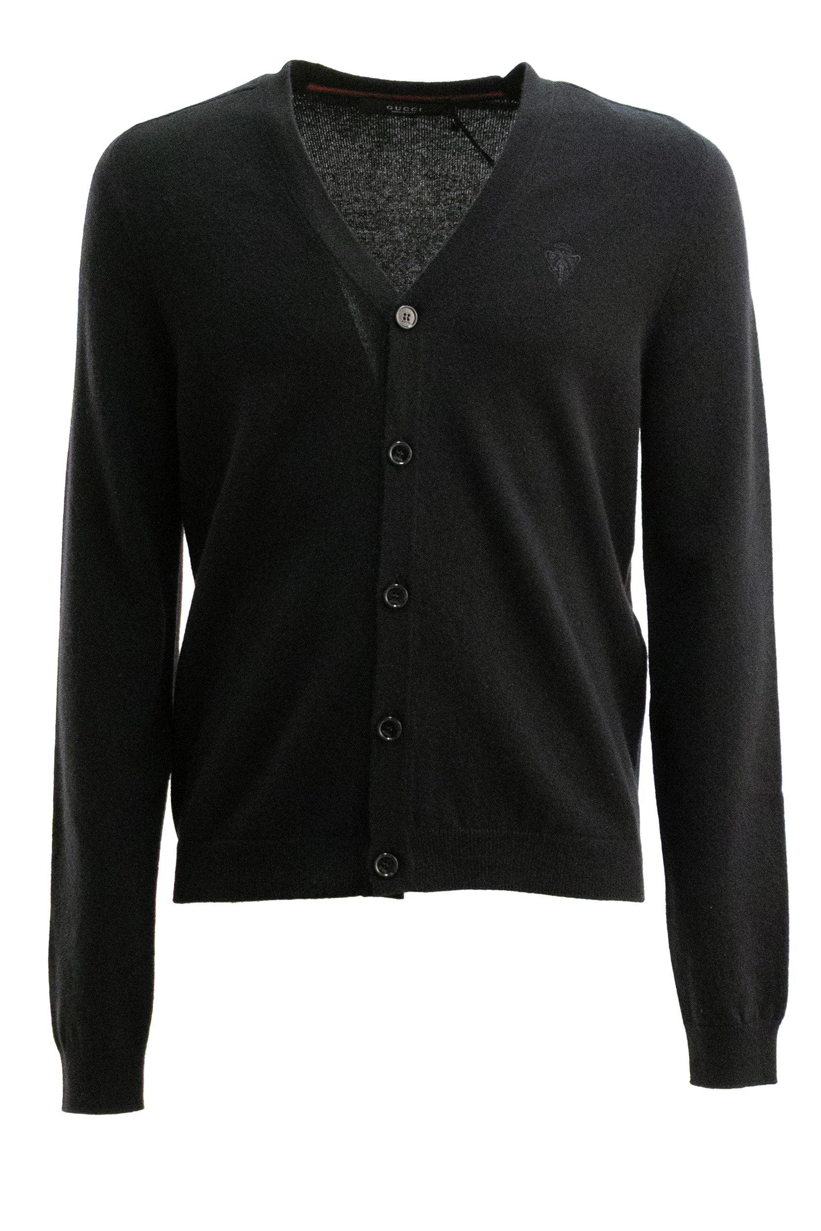 Gucci Cardigan in cashmere di colore nero