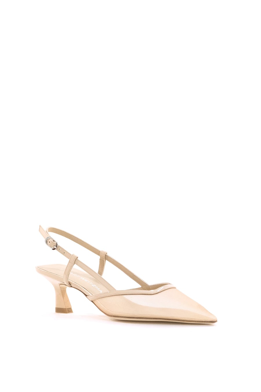 STUART WEITZMAN Décolleté Slingback Vinnie in Suede, view 2